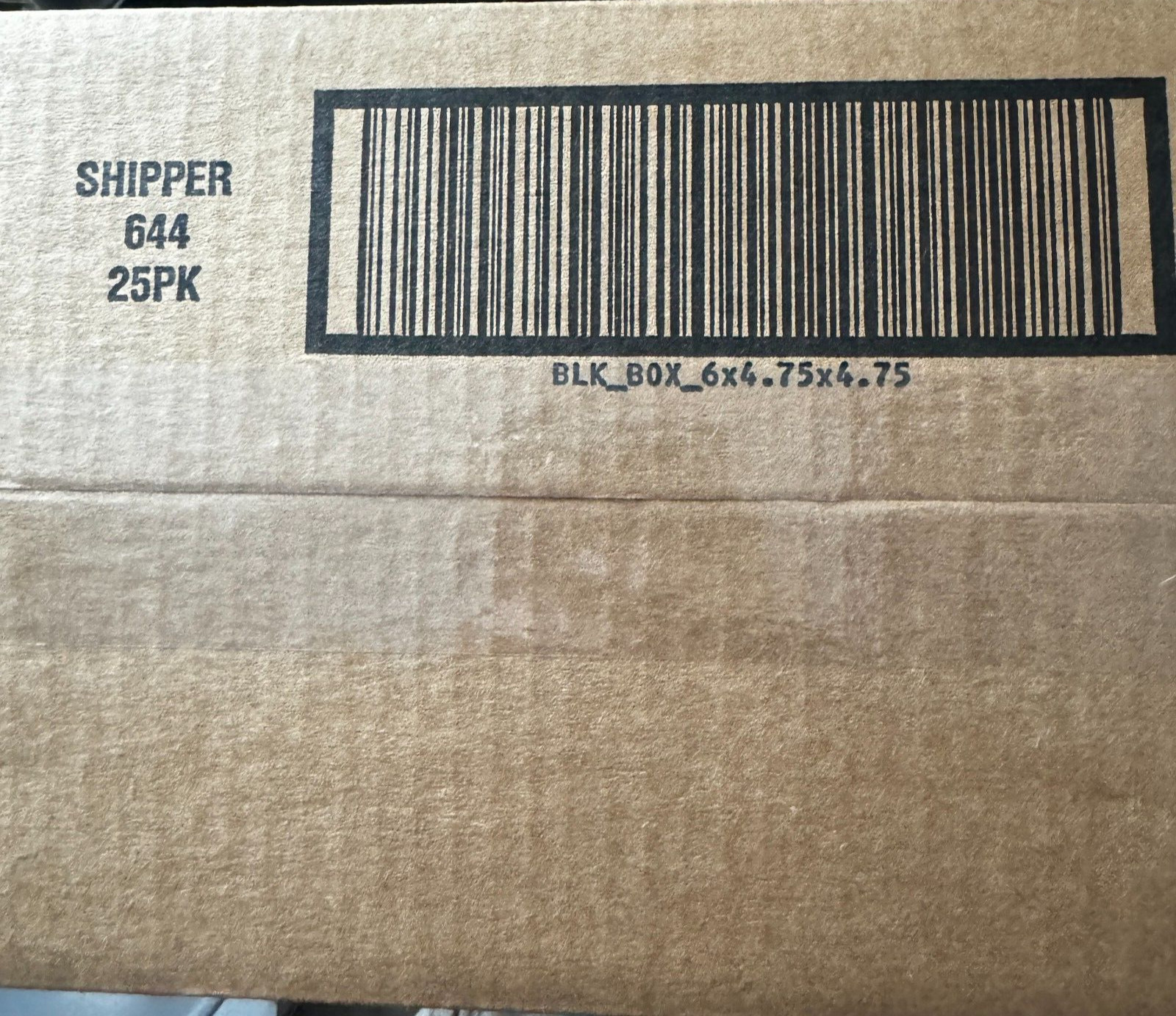 Ebay Brand Shipping Boxes 25 Count 6″ x 4 3/4″ x 4 3/4″ Black Logo