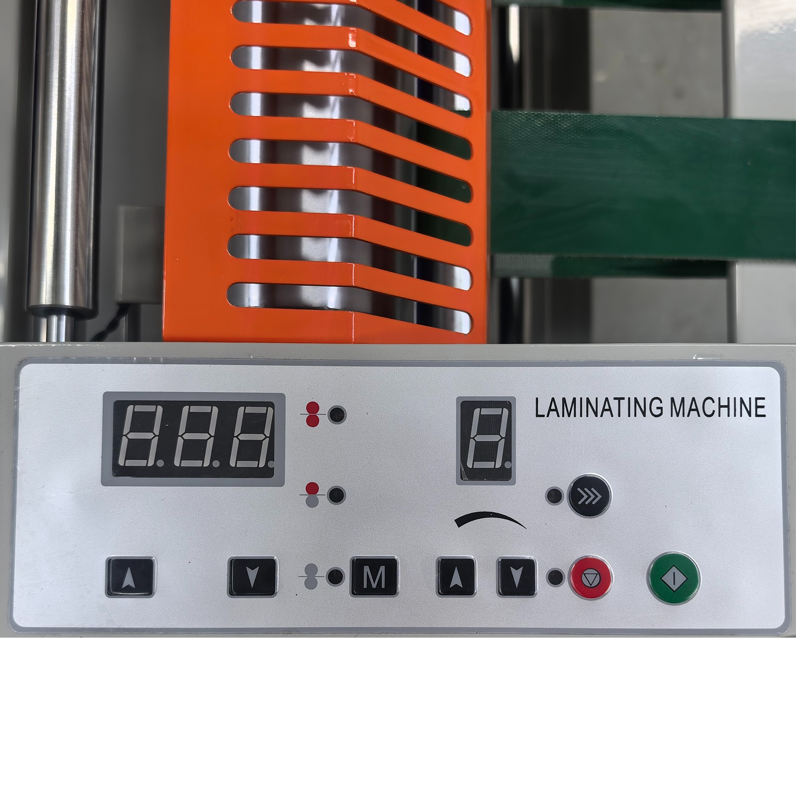 110V 32CM/12.6″ Vertical Roll Laminator Machine with Conveyor Belt, Cold Hot Ste