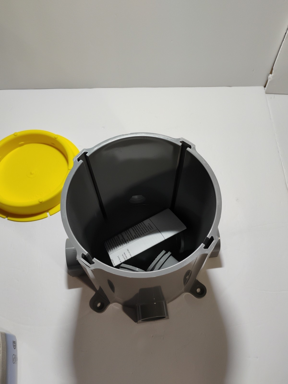 Hubbell Raco 5511 Round Concrete Floor Box Heavy Duty PVC For Poured Concrete