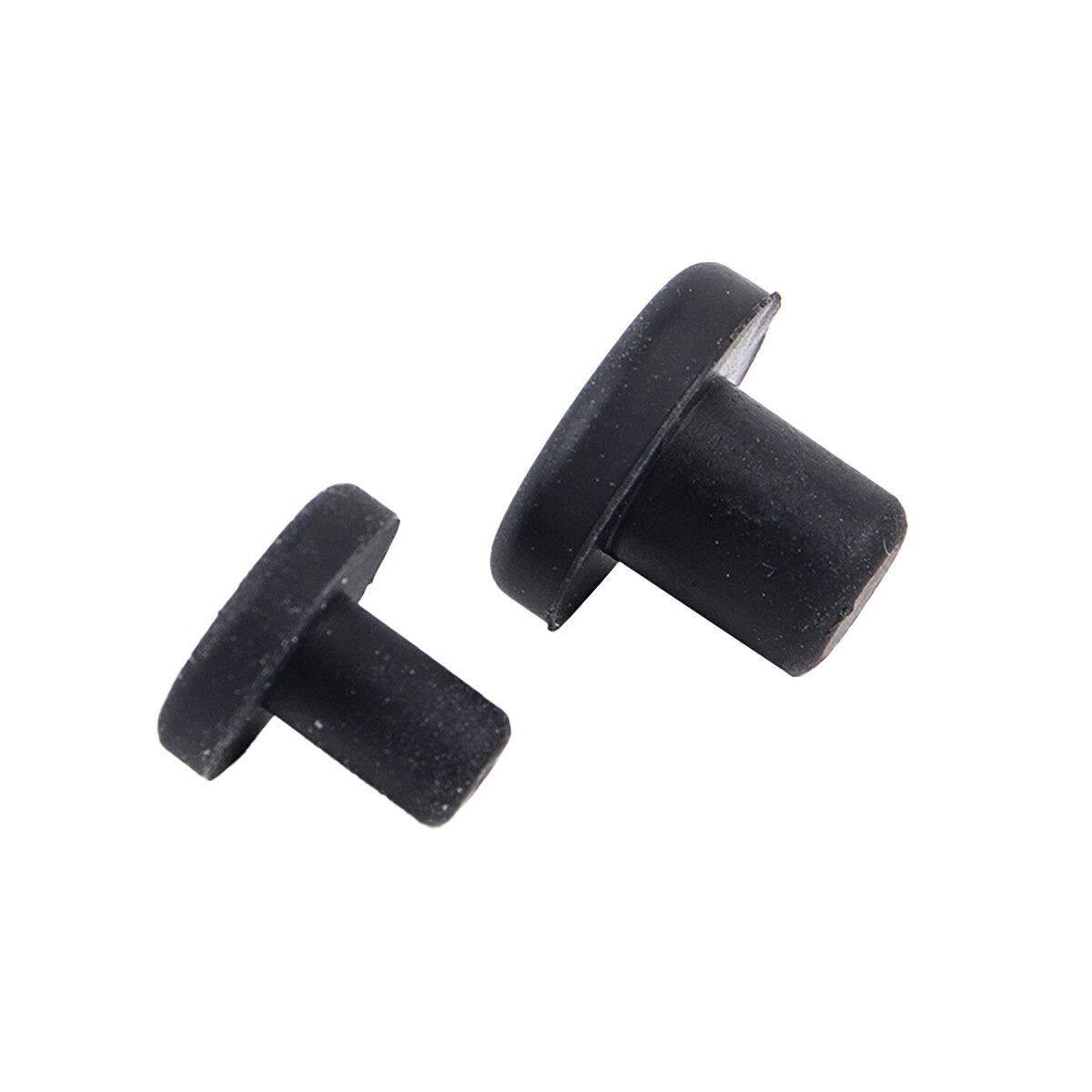 3mm-15mm Hole Plug End Cap Round Solid Silicone Rubber Blanking Seal Bung Black