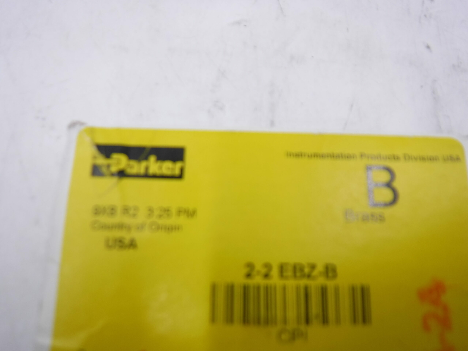 Set Of 7 Parker 2-2 EBZ-B CPI Union Elbow Brass