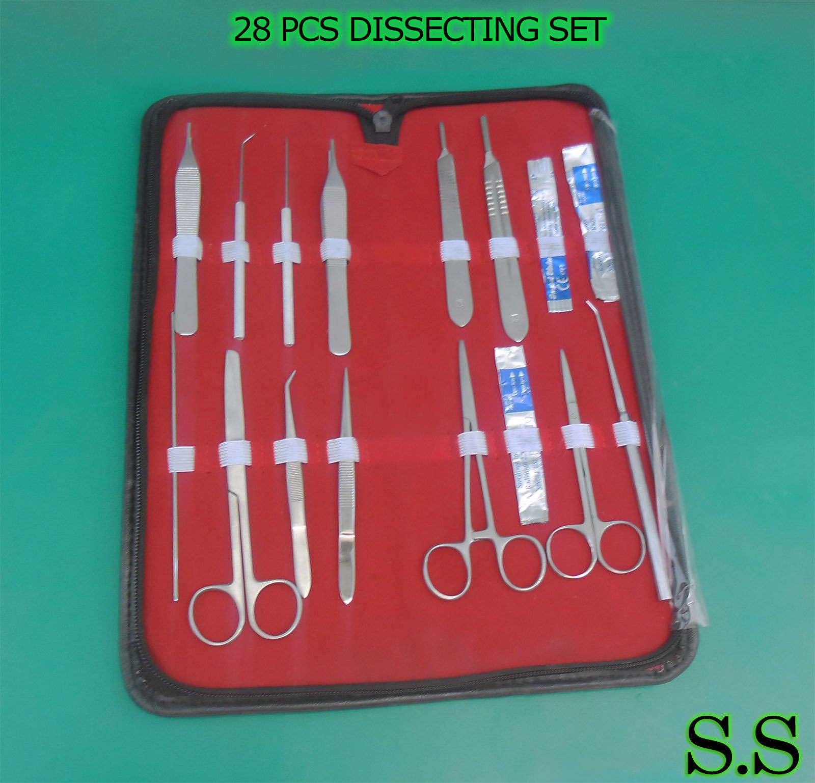 28 Pcs Dissecting Set-advanced Biology Instruments Student Standard Kit DS-1176