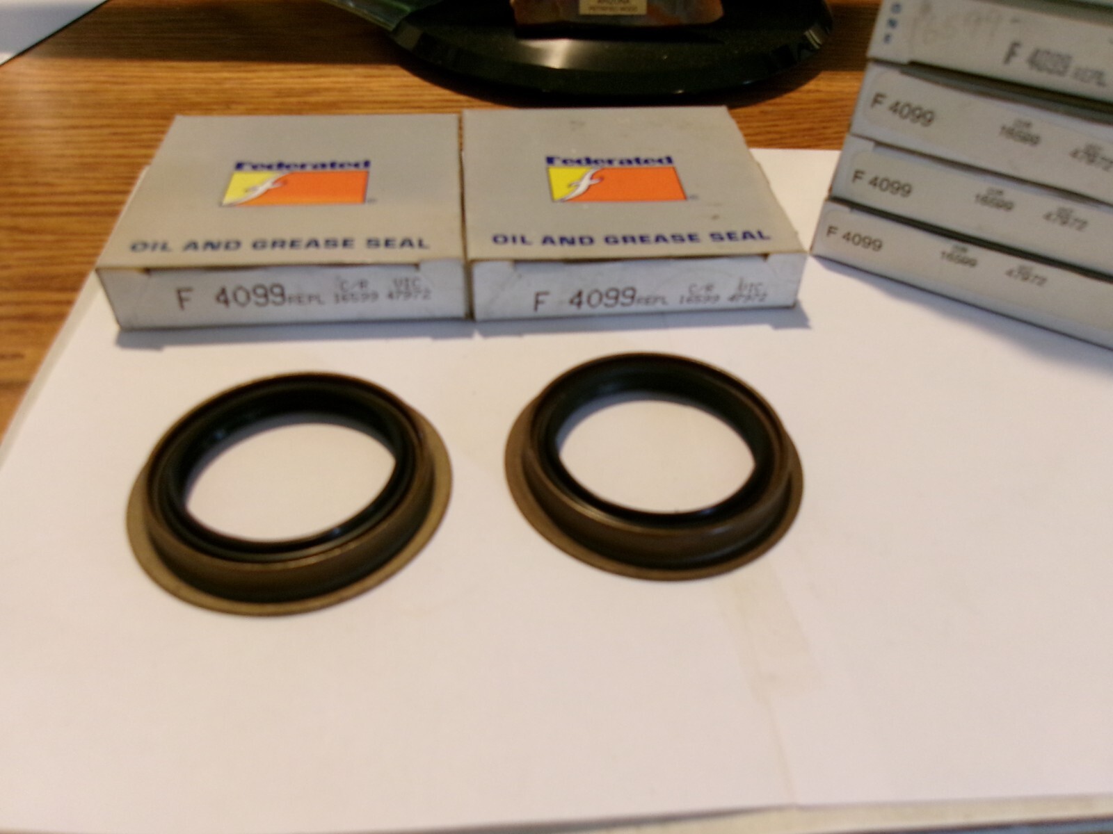 2 (TWO) FEDERATED 4099 OIL SEALS = $11.98 = $5.99 EACH = FREE SHIPPING ~CR 16599