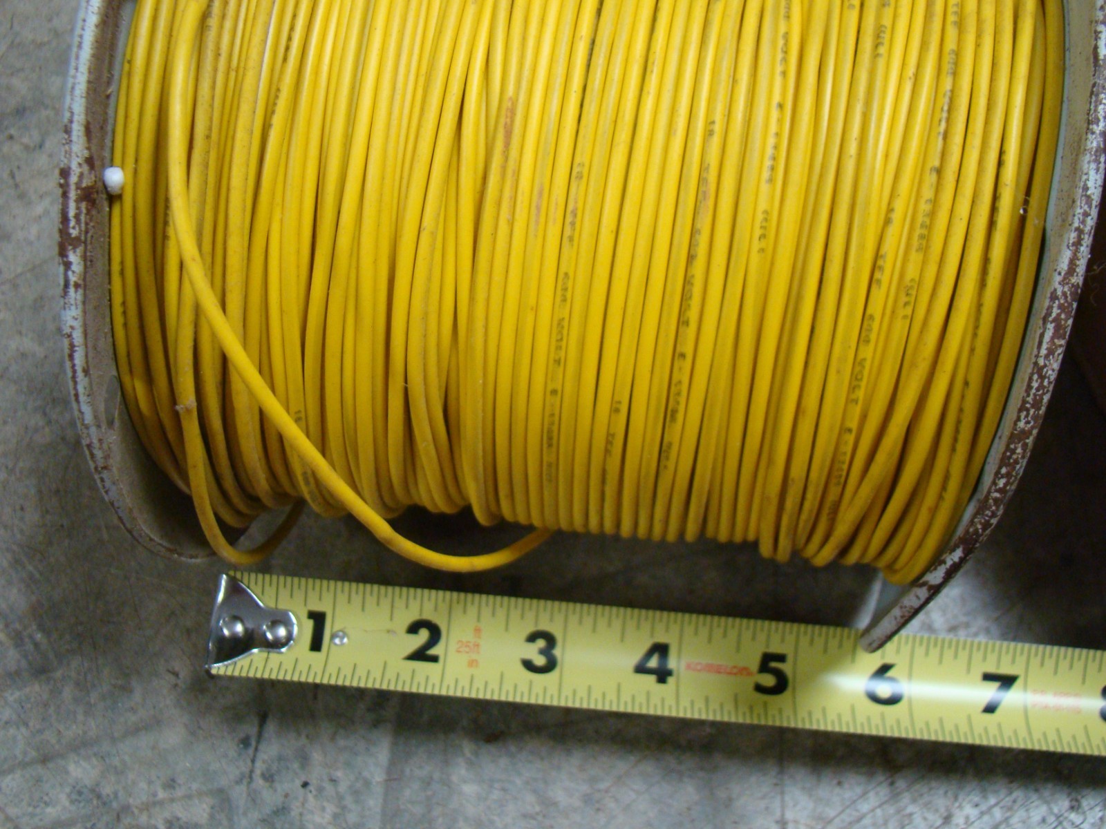 MIXED LOT SPOOLS ELECTRICAL WIRE 18 GAUGE 10 USED SPOOLS CAROL