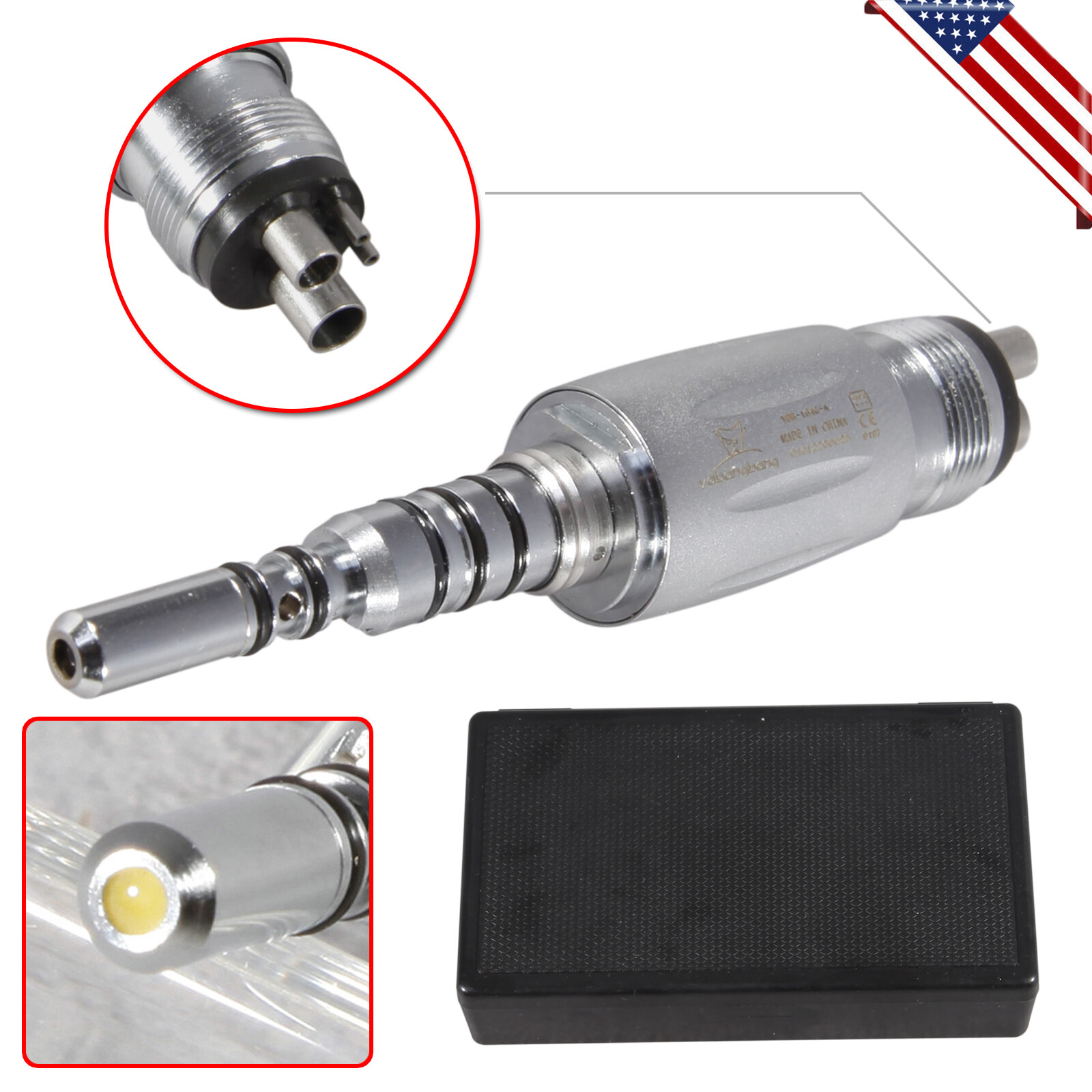 Dental KaV Multiflex LUX LED Quick Coupler 4/6Hole fit Fiber Optic Handpiece