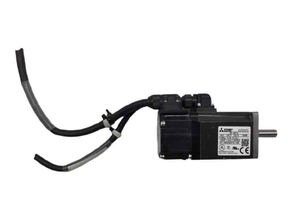Mitsubishi HF-KP13 AC Servo Motor 100W 3000 RPM Ultra Low Inertia Used Working