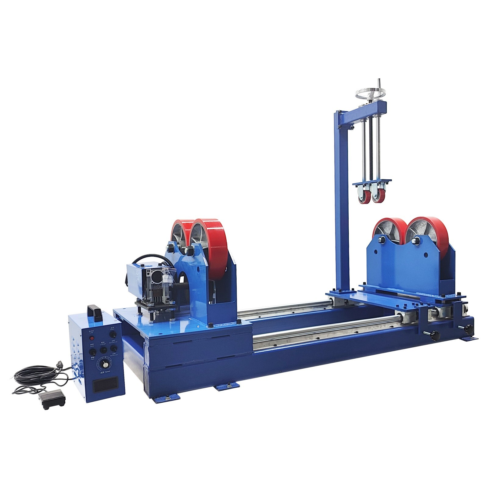 2T Welding Tank Turning Rolls Digital Display Welding Turning Roller Positioner