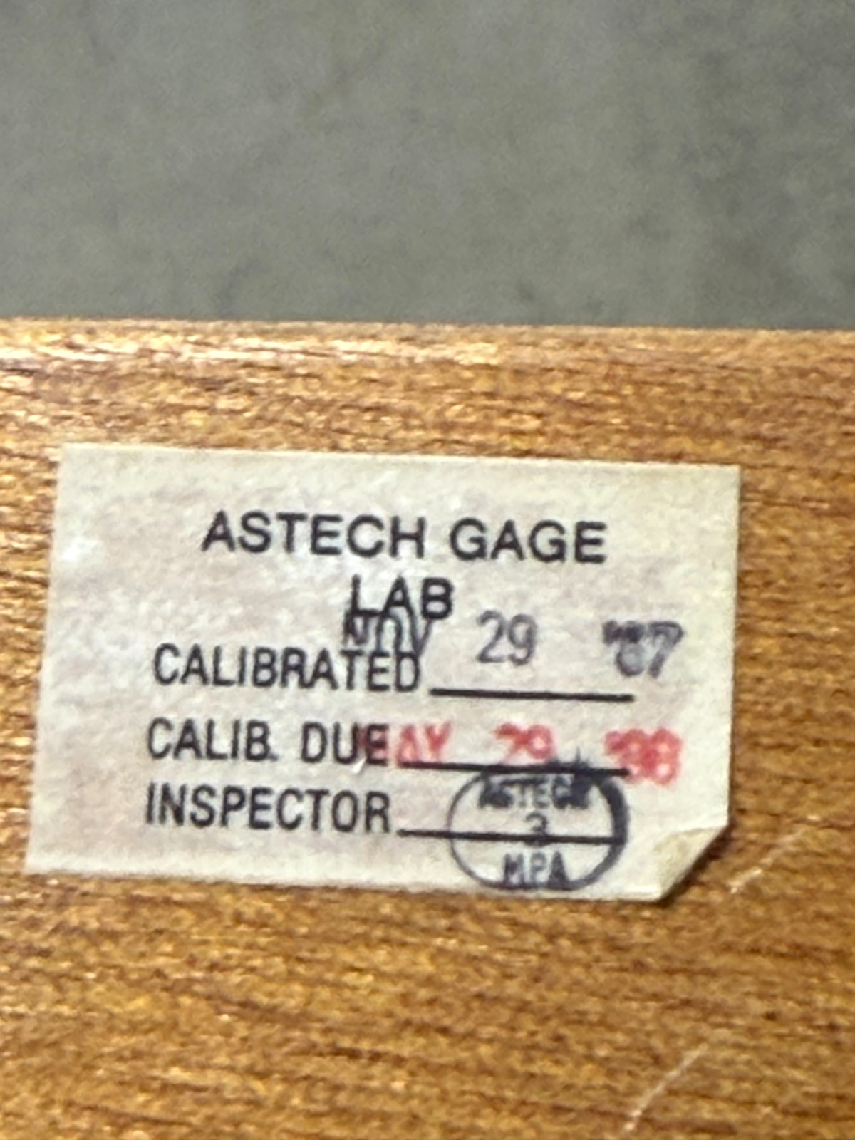 Vintage Pierre Roch Etalon Rolle Switzerland 1″-2″ Micrometer w Wood Case & Cert