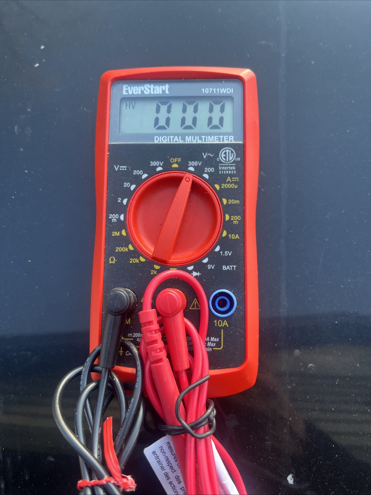 EverStart 7 Function 300V Digital Multimeter 10711WDI – NO LEADS