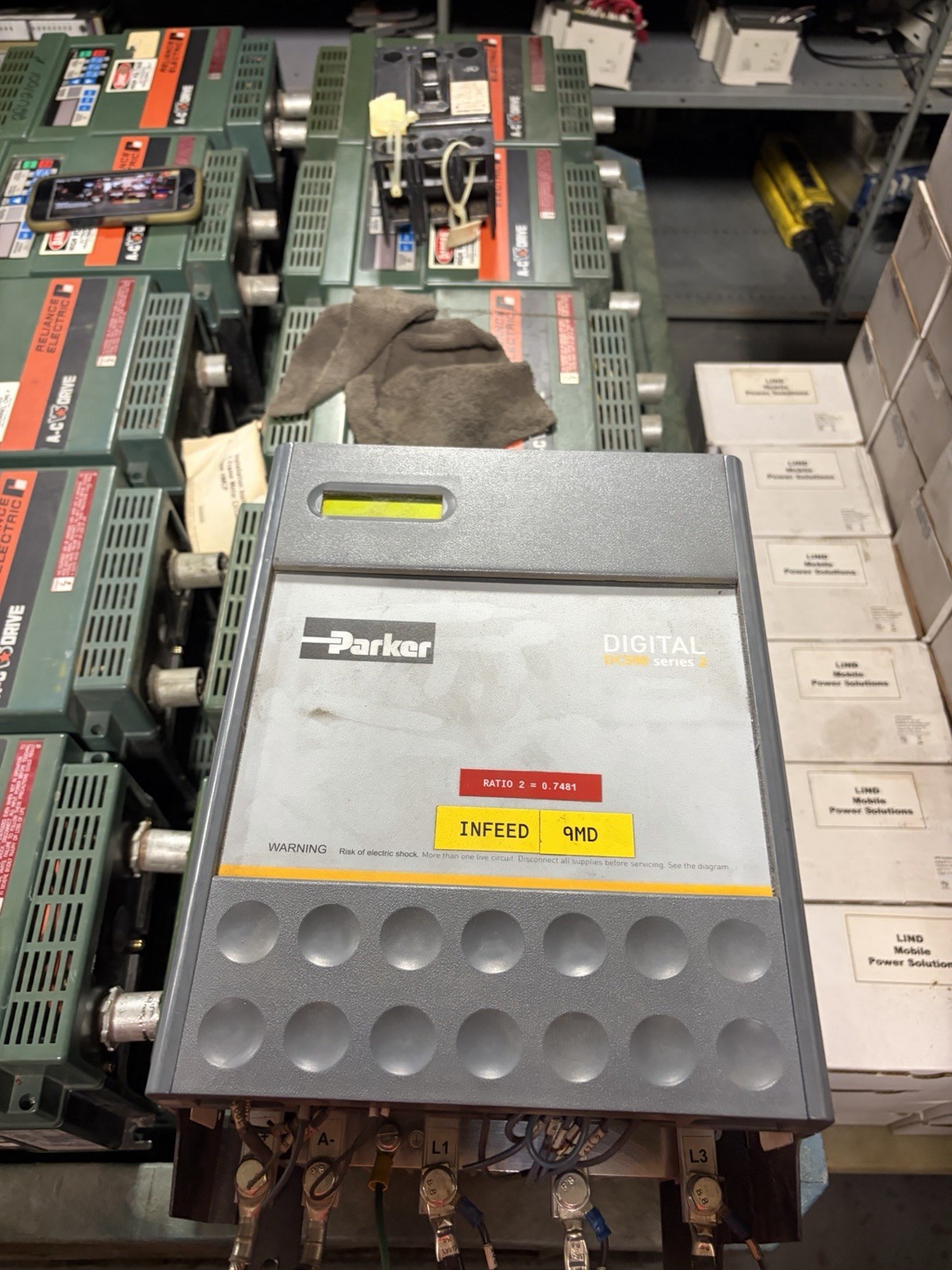 PARKER 590C/0700/9/1/0/0/0/00 590C/0700/9/1/0/0/0/00/00 DC Drive USED