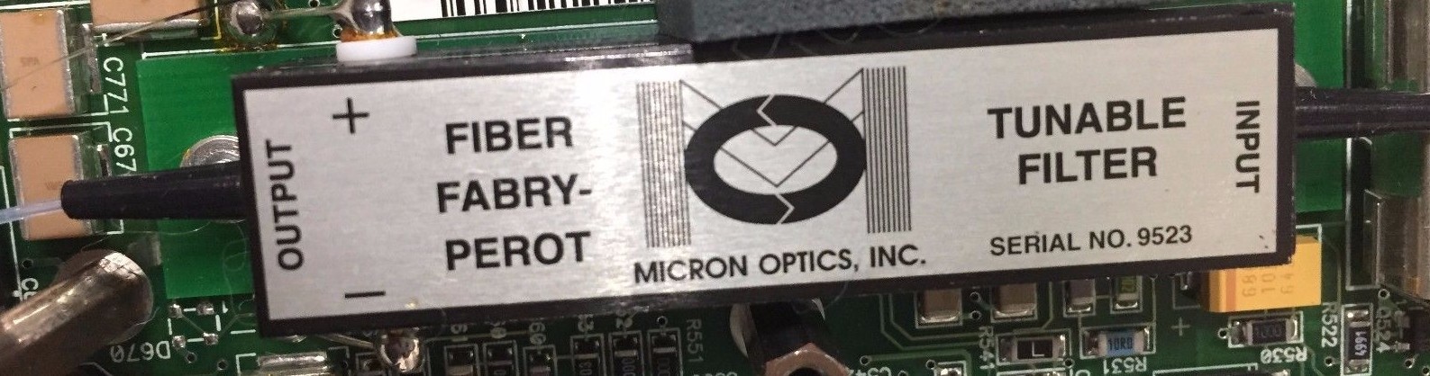 Micron Optics Fiber Fabry-Perot FFP Tunable Filter – Finesse – 2000 + Controller