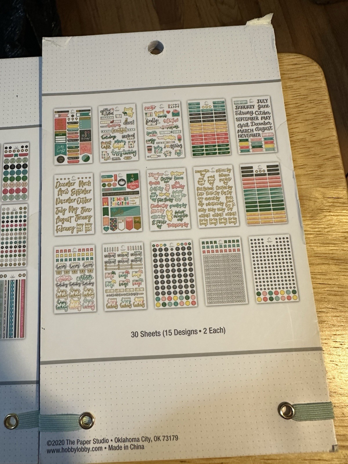 Happy Planner All The Essentials Sticker 100 Pages & 5 Small Sticker Sheet Books