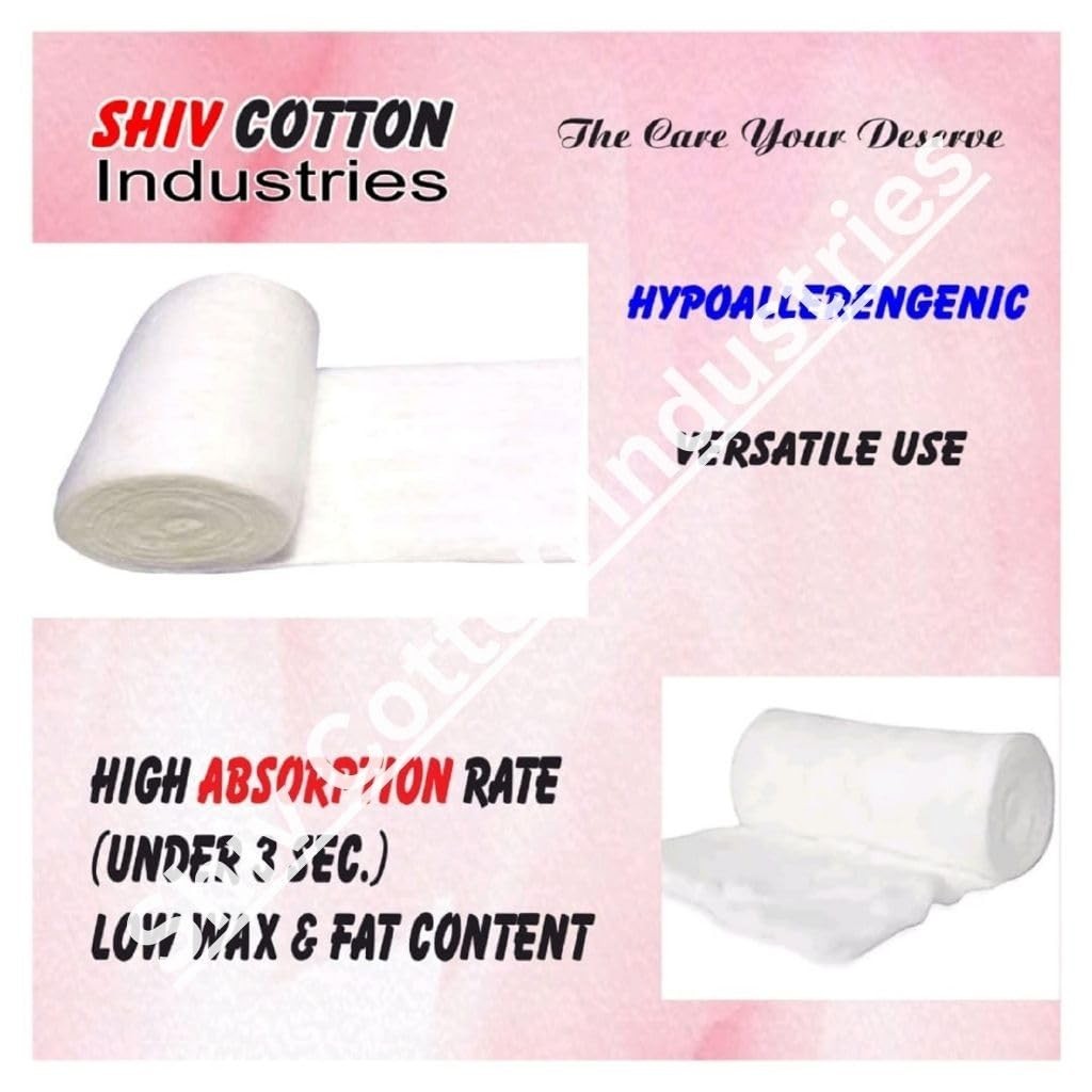 Surgical Cotton Roll (2kg) – 100% Pure Absorbent, Non-Sterile First Aid