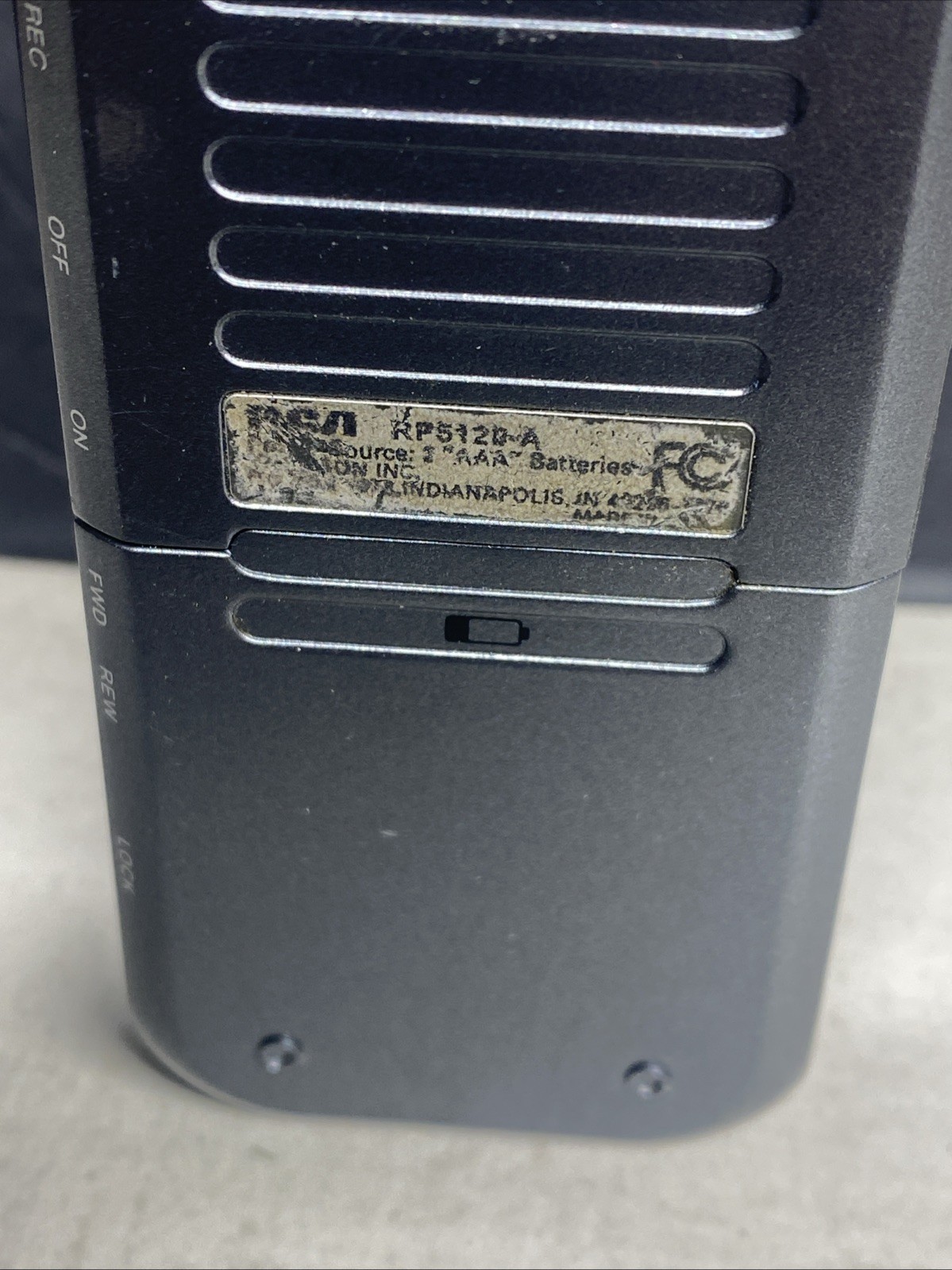 RCA RP5120-A Handheld 256MB Digital Voice Recorder Dictaphone TESTED