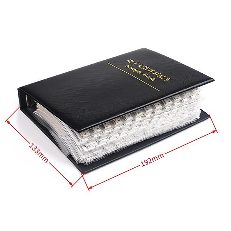 1Set 0201/0402/0603/0805/1206 SMD Resistors/Capacitors Samples Book Assorted Kit