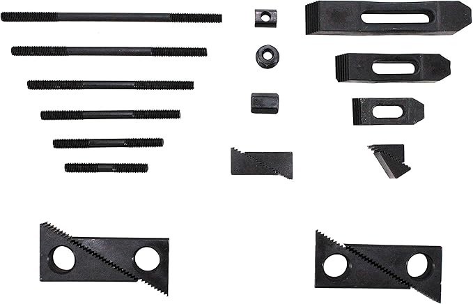 Hold Down Clamp Clamping Set Kit Bridgeport Mill (5/8″ Slot 1/2″ Stud)