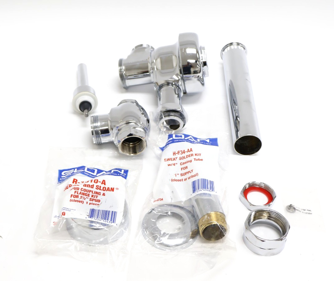 Sloan Regal 110 XL Flushometer 3.5 GPF Chrome Toilet Flush Valve 3080101 New