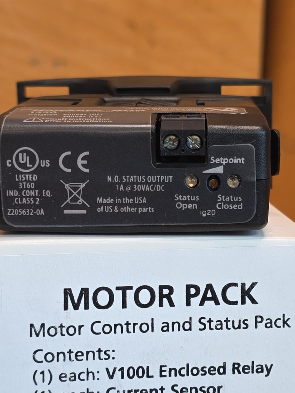 Victory 100 SPDT RELAY, Hawkeye 908 135A digital current Switch Motor Control