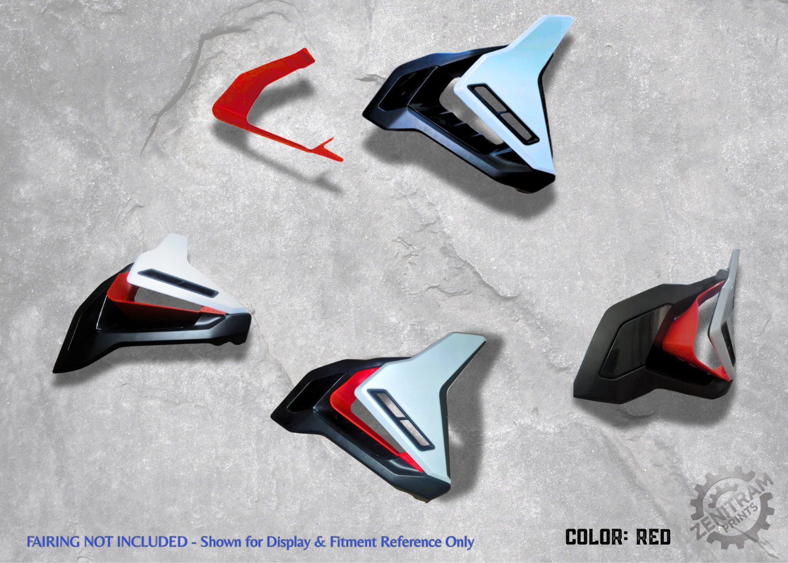 Claw Series Clip On Triumph Tiger 900 Air Deflectors- UK