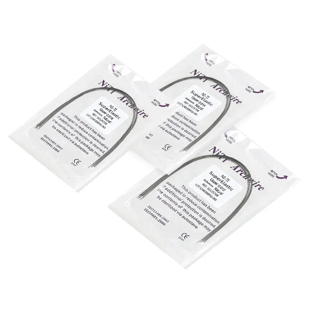 Dental Super Elastic Niti Round Arch Wires Arch Wire for Bracket Braces Alambre