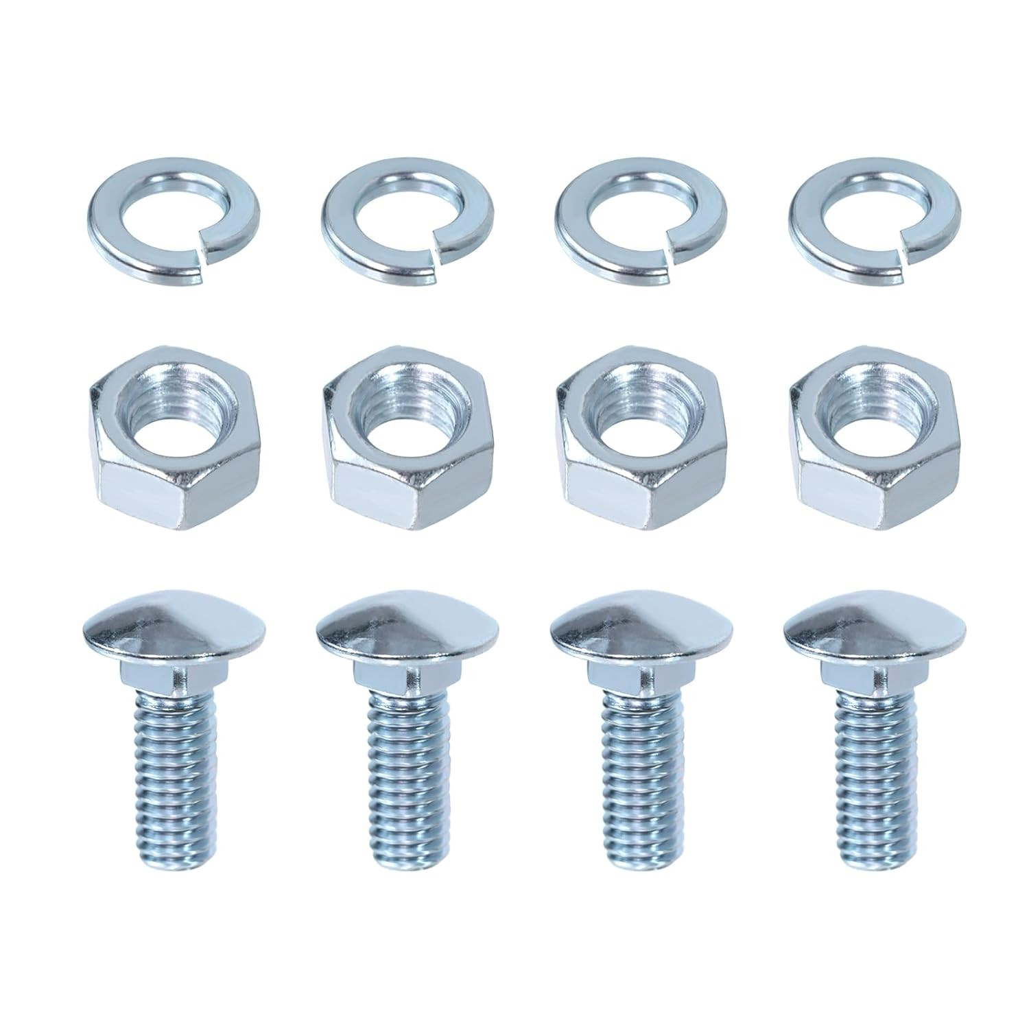Front Rear Bumper Bolts Kit Capped round Head Compatible with Ford 7/16-14X1-…