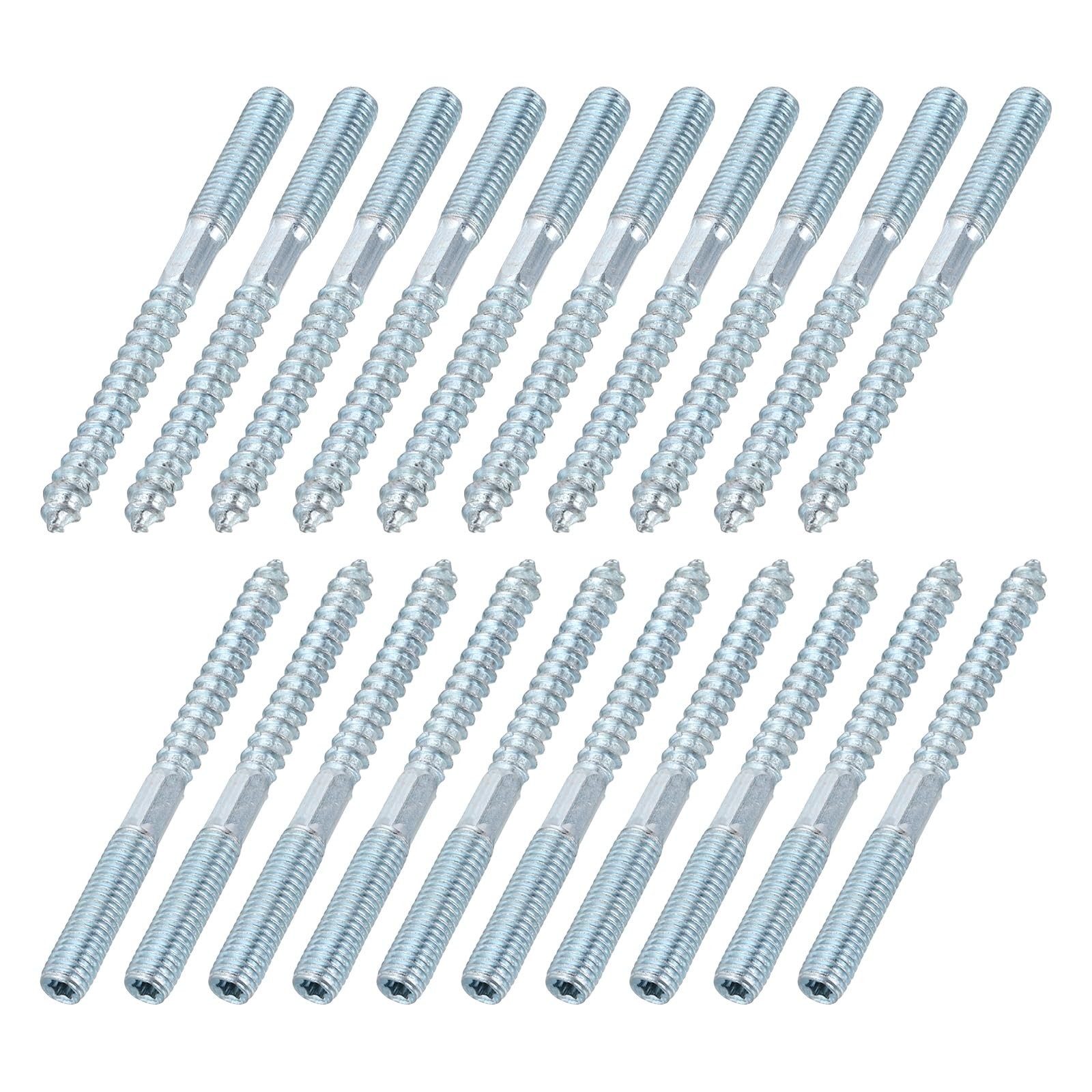 MECCANIXITY M8 Hanger Bolts, 3.54″90mm Length Double Headed Hanger Bolts 0.31…