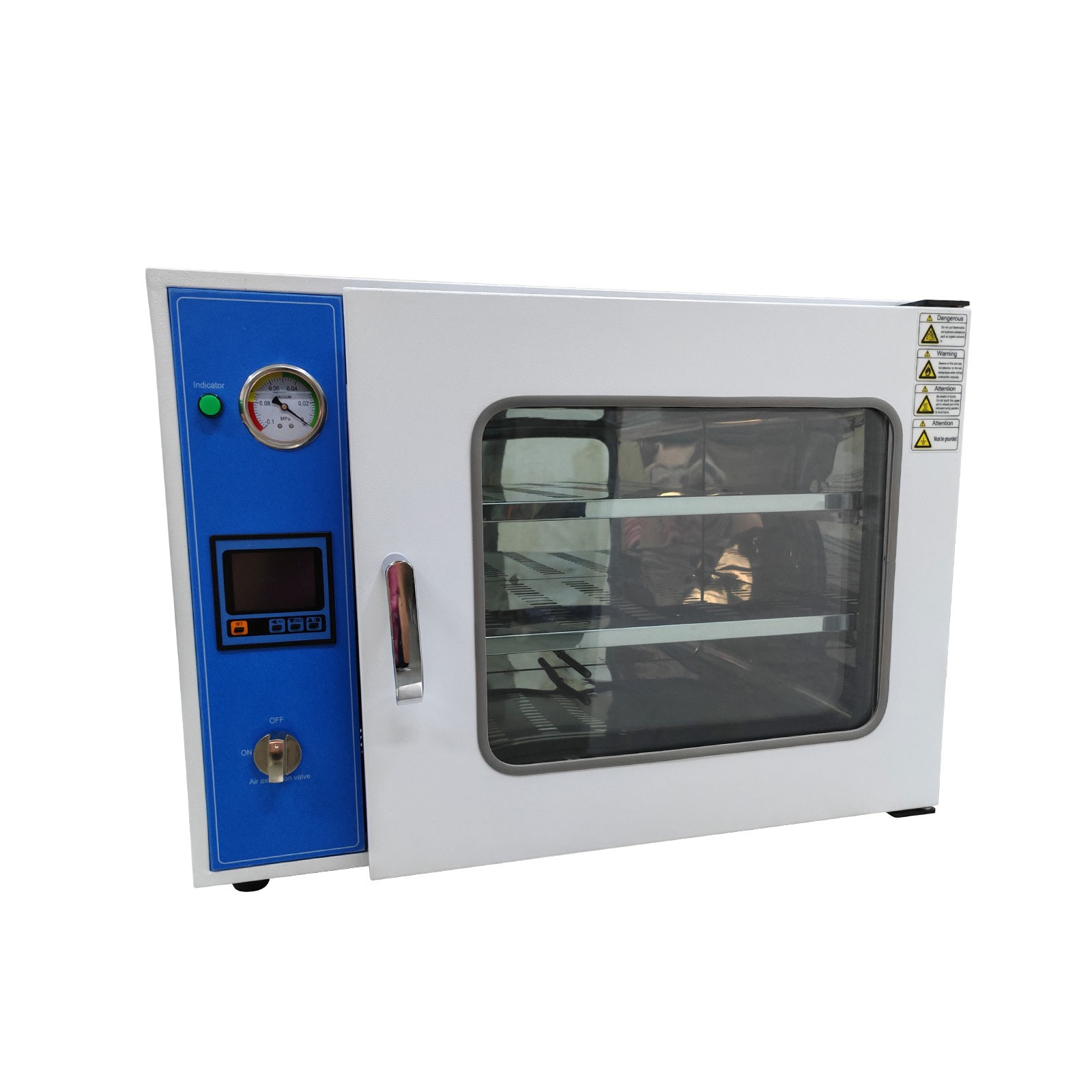 2-layer 1.9Cu ft Vacuum Drying Oven Intelligent Temperature Control for Lab 110V