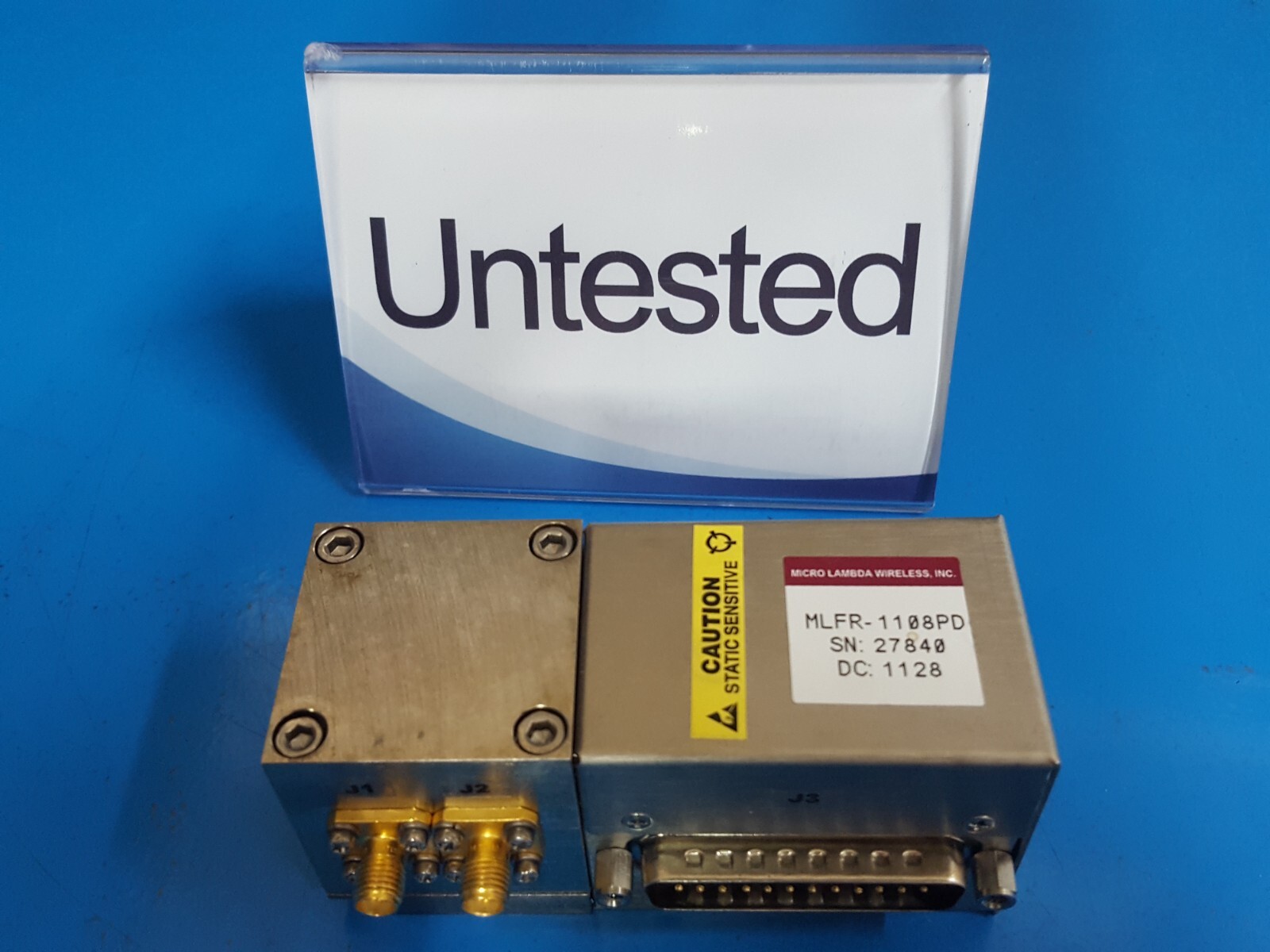 MICRO-LAMBDA MLFR-1108PD: Electromagnetic Band-Reject YIG Filter (27840)