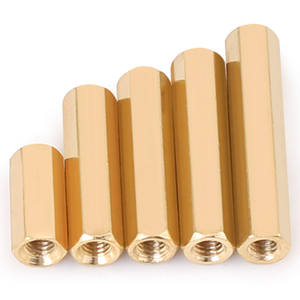 M2.5 Female Hex Standoff Screws Support Brass Standoff Spacer Pillar PCB Board