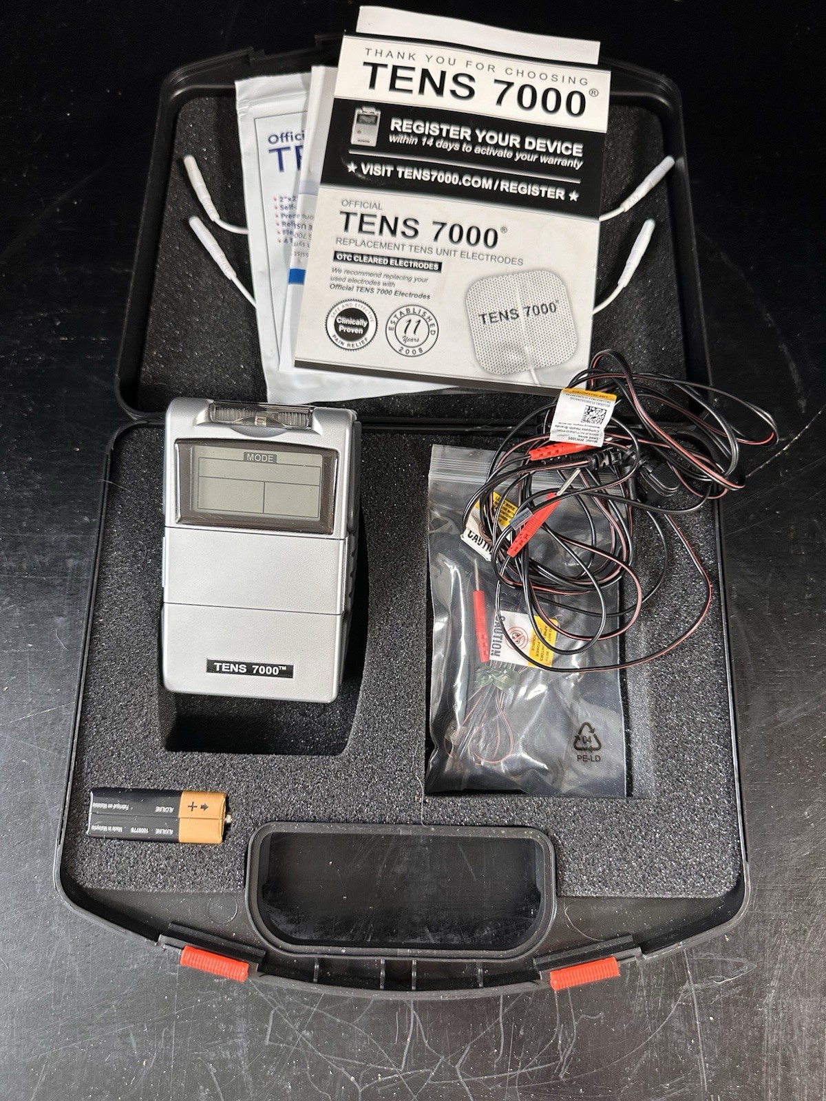 Muscle Stimulator Tens 7000 Unit Digital Electrical OTC-Roscoe Medical