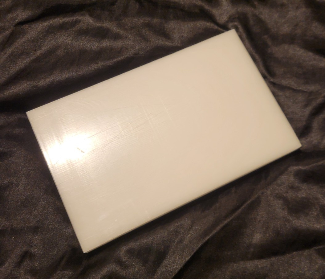 Delrin 3/4 x 6 x 9 1/2″ Sheet (.750 x 6.000 x 9.500) INV#X-123