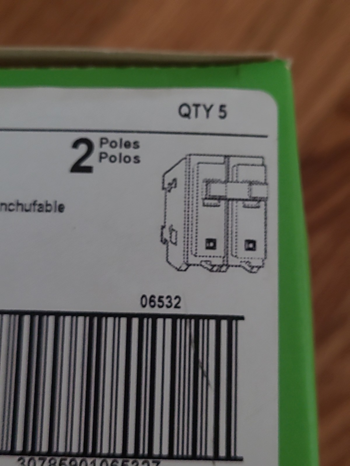 Square D HOM250 50 Amp 2 Pole Circuit Breaker (5 pack) NEW IN BOX