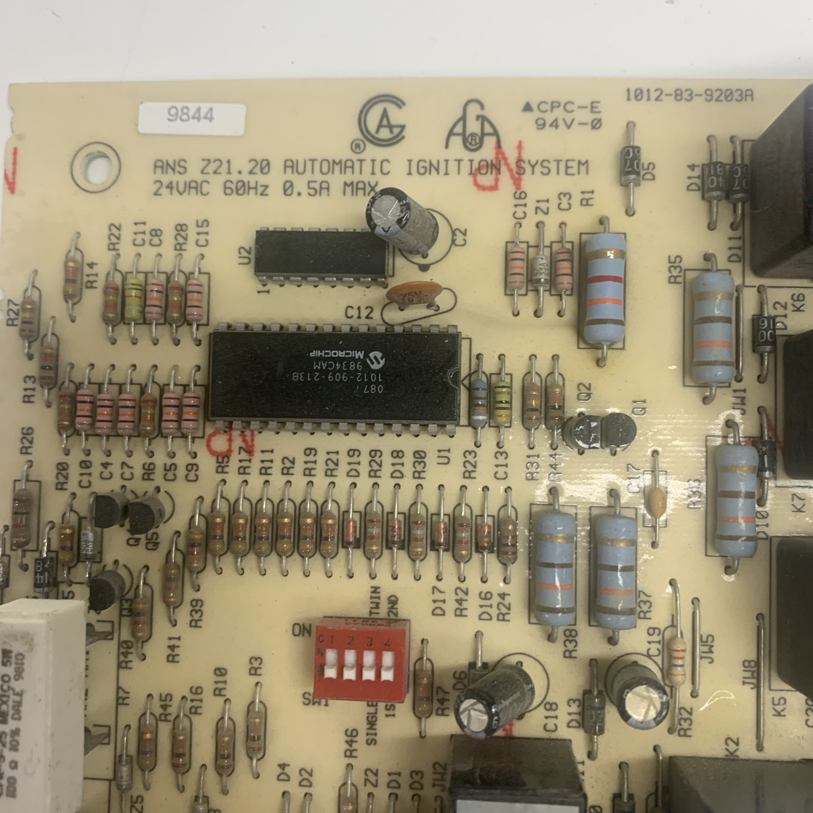 Rheem/Ruud 62-24084-02 Furnace Control Board 1012-920A