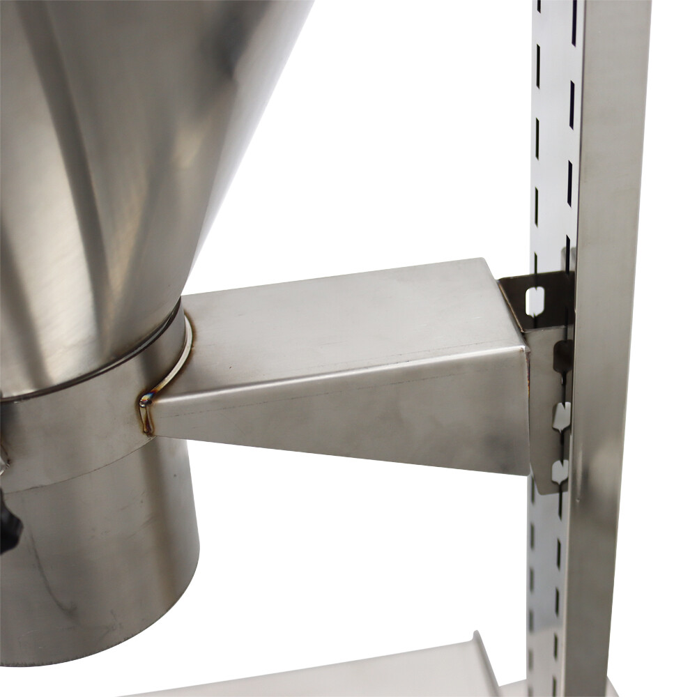 Stainless Steel Manual Feeding Hopper with Support Stand 0.8″/2″/3.9″