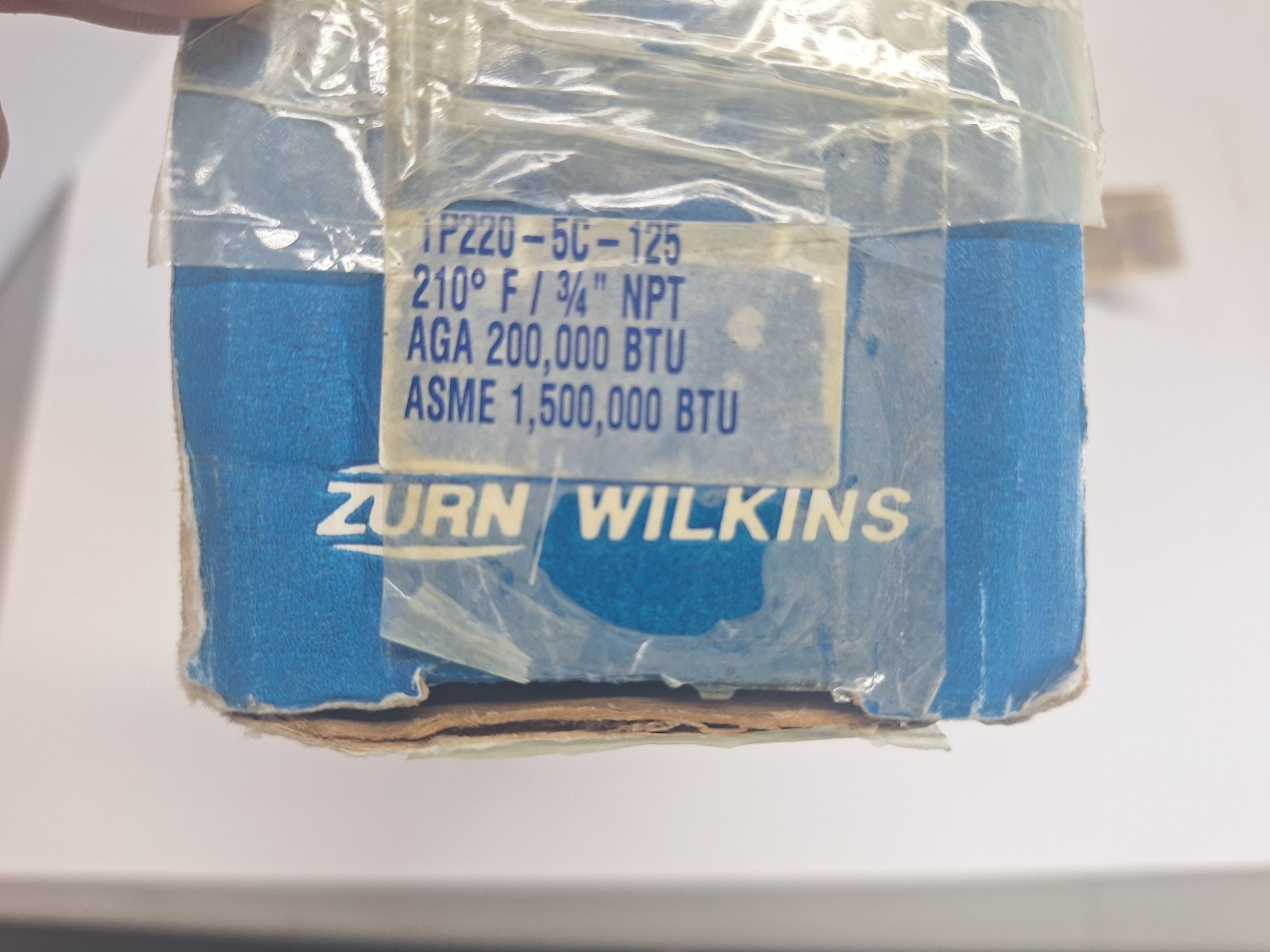 New Zurn Wilkins ~ TP220-5C-125 ~ Temperature Pressure Relief Valve 3/4″
