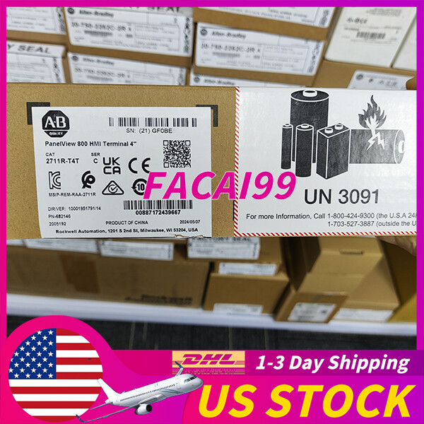 New Sealed AB 2711R-T4T Ser B PanelView 800 4-inch HMI Terminal 2711RT4T