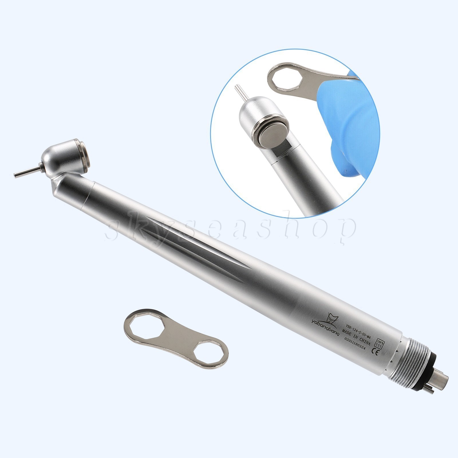 1-10 Dental Surgical Fast Handpiece 4 Hole Midwest 45 Degree Angle Rear Exhaust
