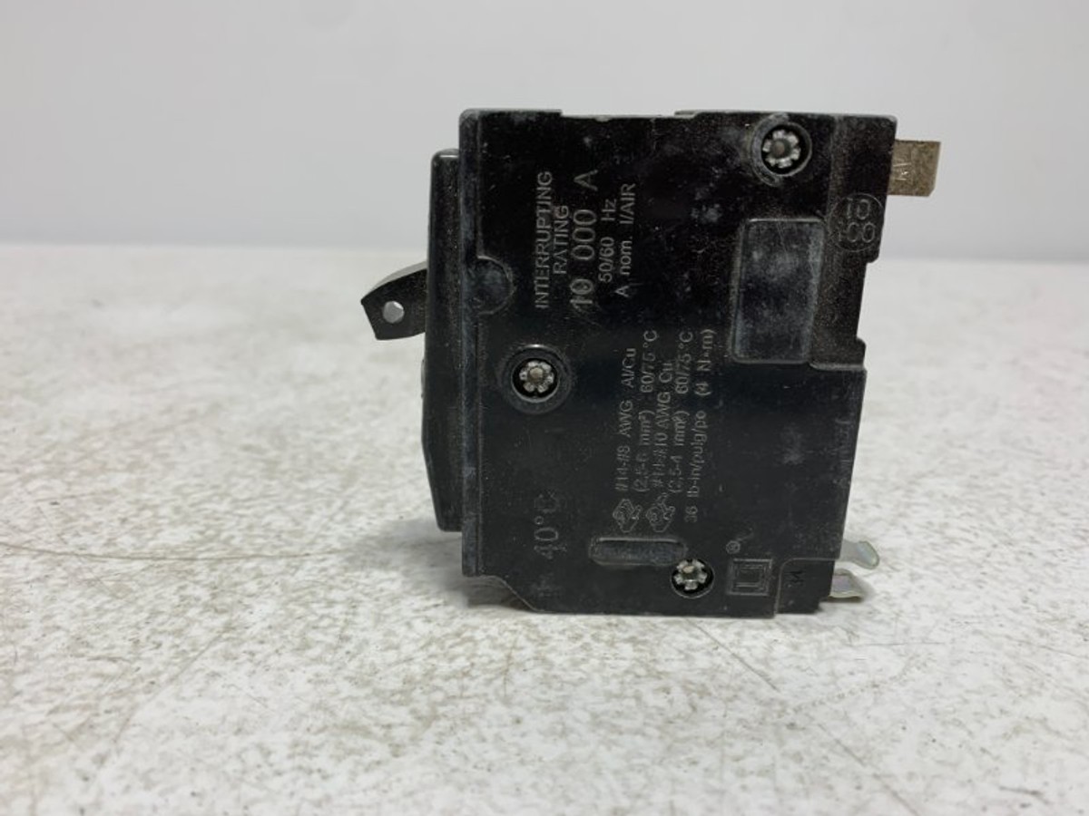 Square D QO120 Circuit Breaker 20A 1-Pole 120/240V