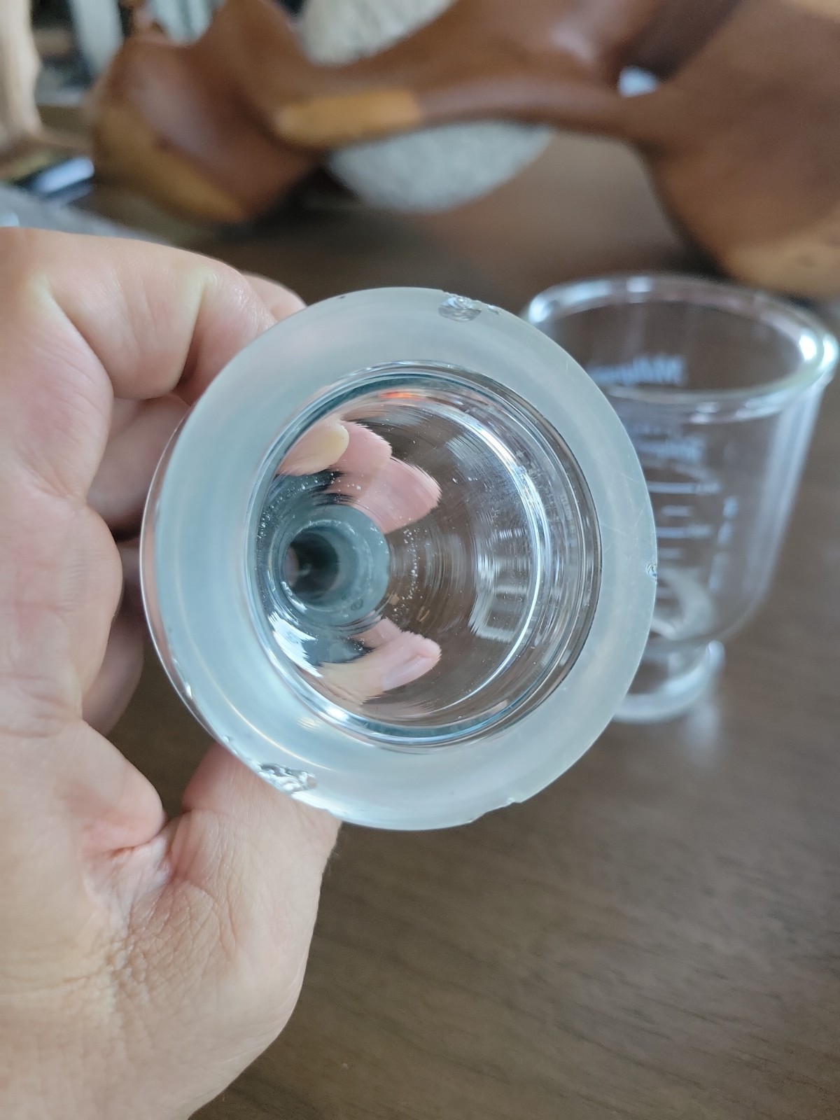 Millipore Pyrex #4 300mL Glass Funnel and PYREX Part #2 Funnel Filter 343