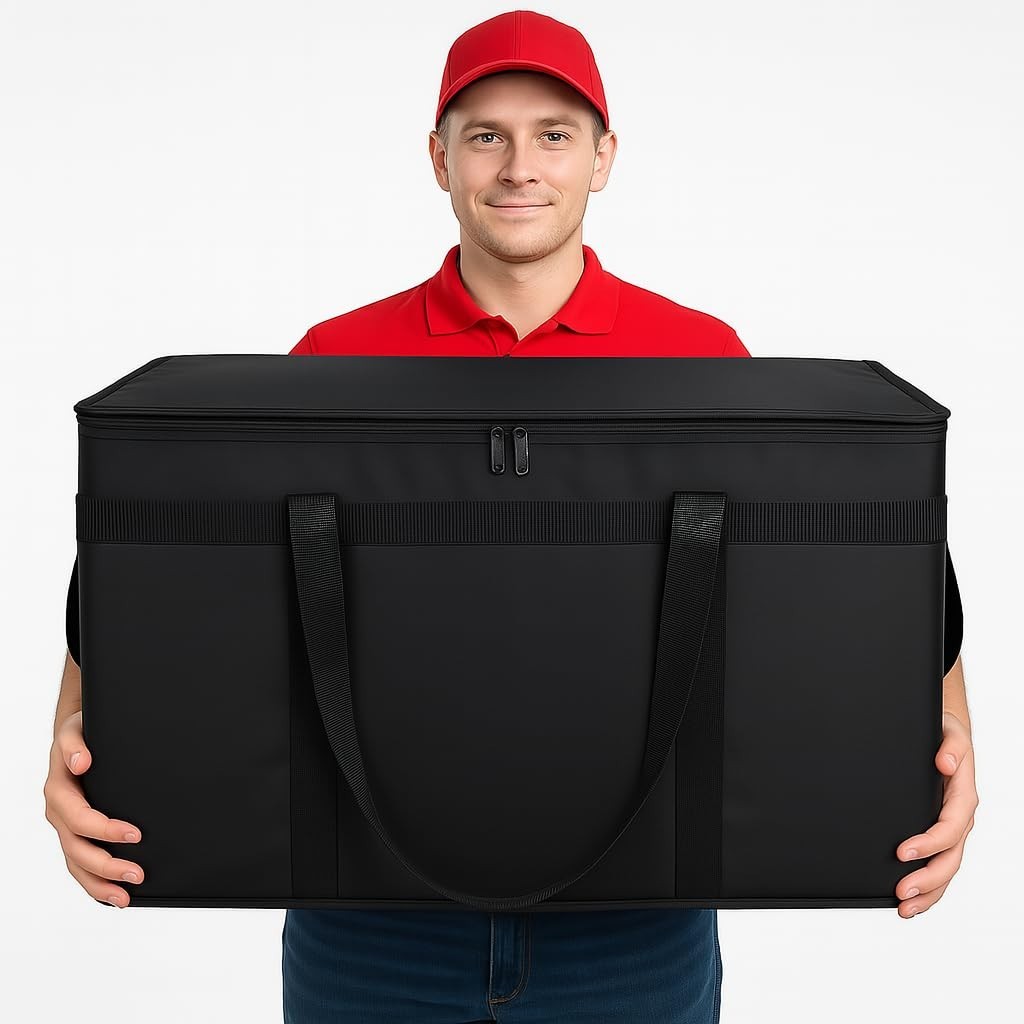 XXXL Insulated Food Delivery Bag – Large Capacity Warming Cooler for Hot & Cold
