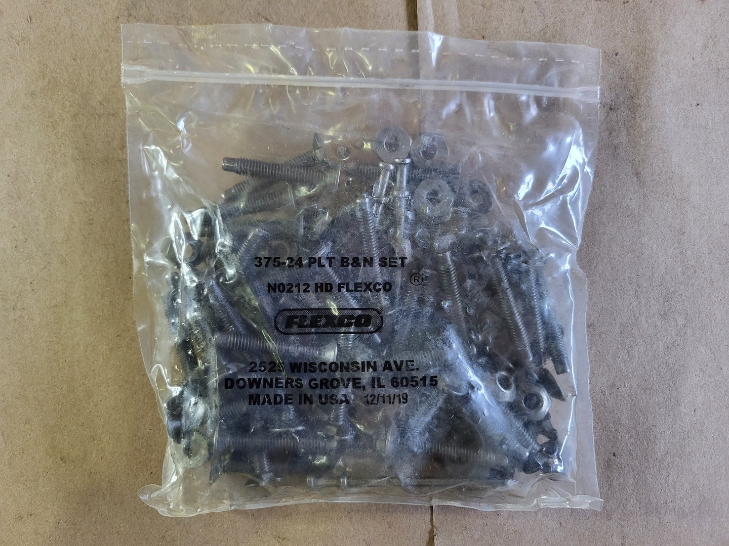 SURPLUS NEW FLEXCO 375XJ24NC Bolt Hinged Belt Fastener