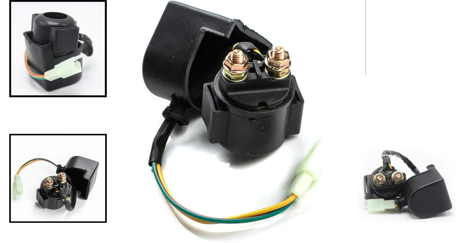 Reliable Solenoid Starter Relay for 50cc-125cc ATVs, Dirt Bikes & Scooters
