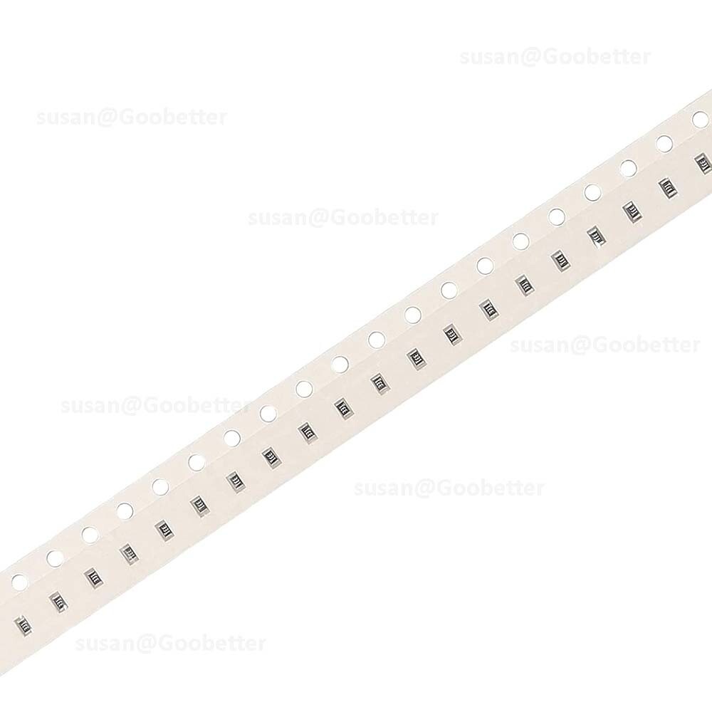 0603 SMD Resistors 0.1W 1% Tolerance Full Range Available 0 ohm to 10M ohm