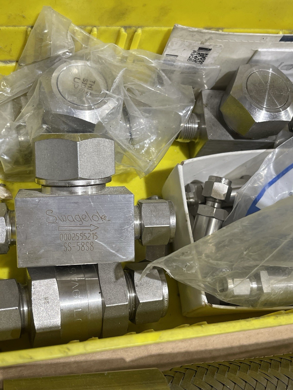 Lot Of Swagelok Fittings, Hoses, Valves, Filters, SS Stainless Steel, HC C-276