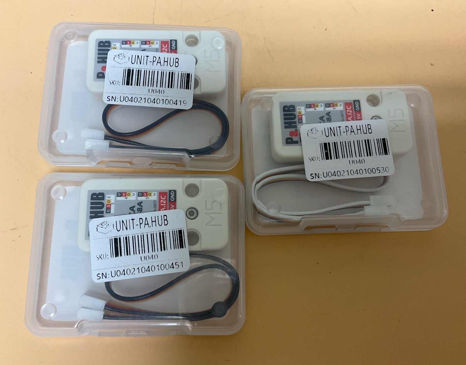 Lot of 3 M5 Stack U040 Pa.Hub Units