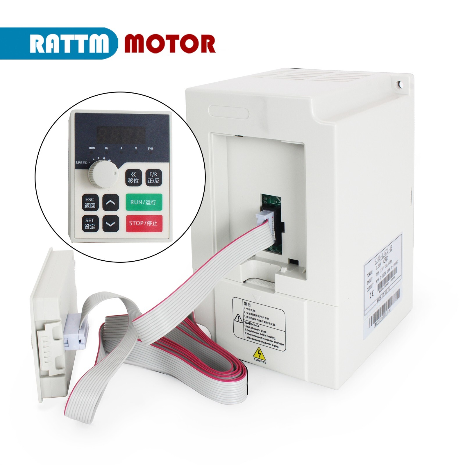 US SHIP】0.8KW 110V Water Cooled Spindle Motor+1.5KW VFD Drive+65mm Spindle Mount