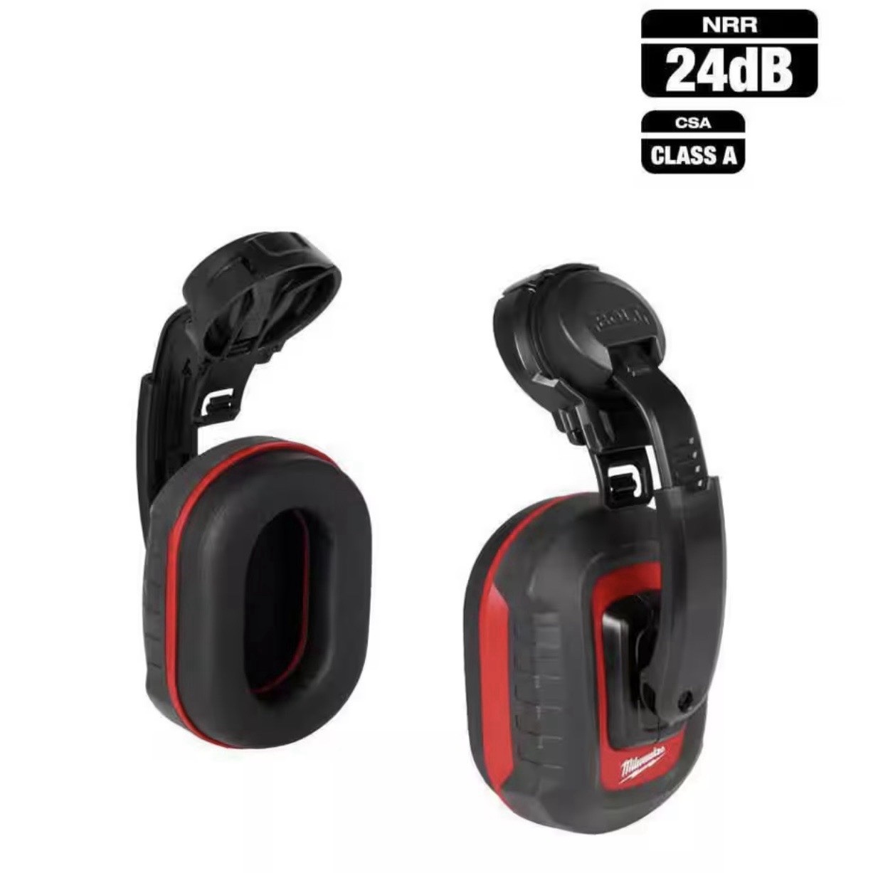 Milwaukee Noise Reduction Earmuffs BOLT 24dB Safety Helmets Hard Hats 48-73-3250