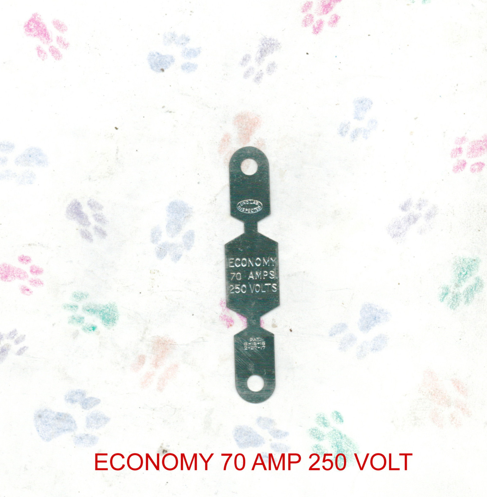 ECONOMY RENEWAL FUSE LINKS 70 AMP 250 VOLTS (PACKAGE 20)