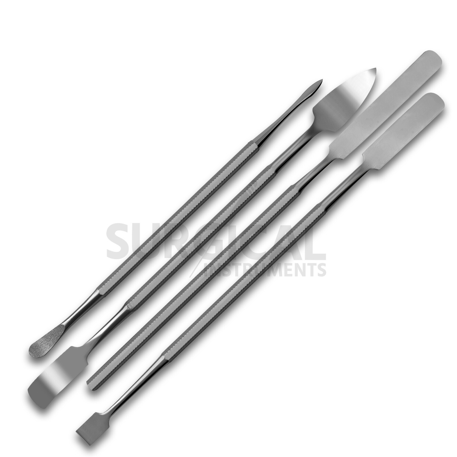 Metal Spatula 4 Pcs Set Tools Dental Carver Wax Surgical Instrument German Grade