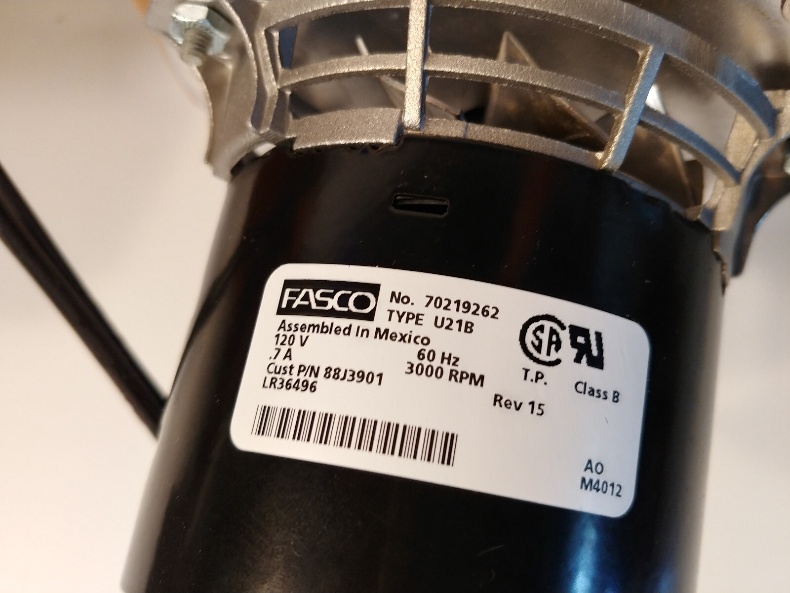 Lennox 11K95 Pressure Switch Motor 7021-9262 Kit